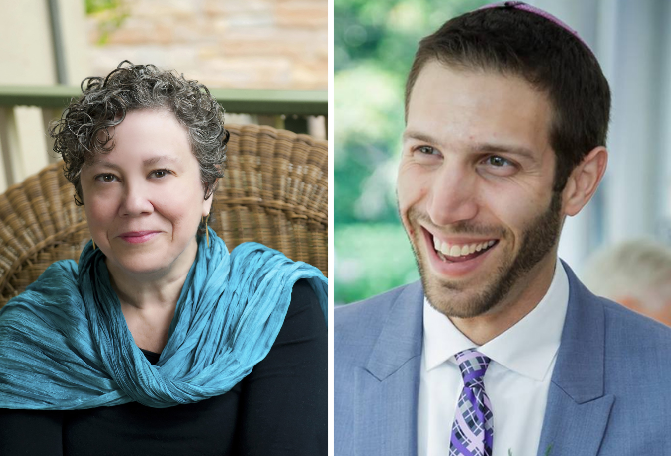Susan Katz Miller and Rabbi Lex Rofeberg